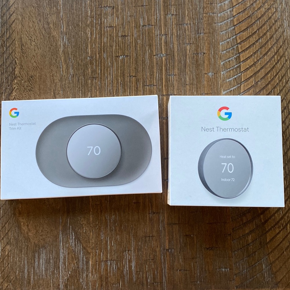 Google Nest Thermostat and Trim Kit